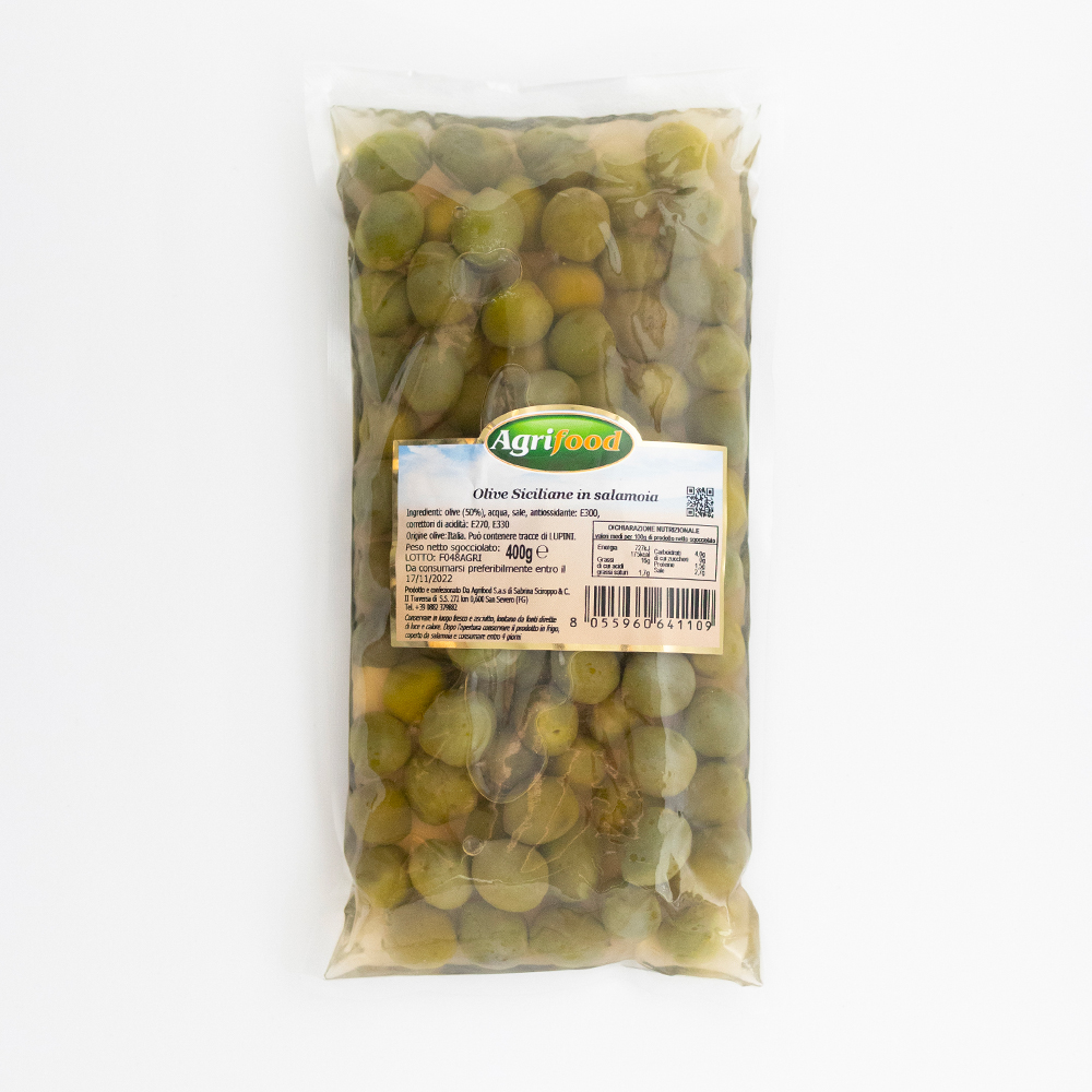 Olive Siciliane in salamoia