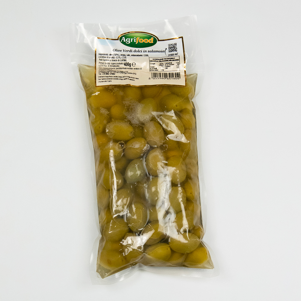 Olive "Verdi dolci" in salamoia