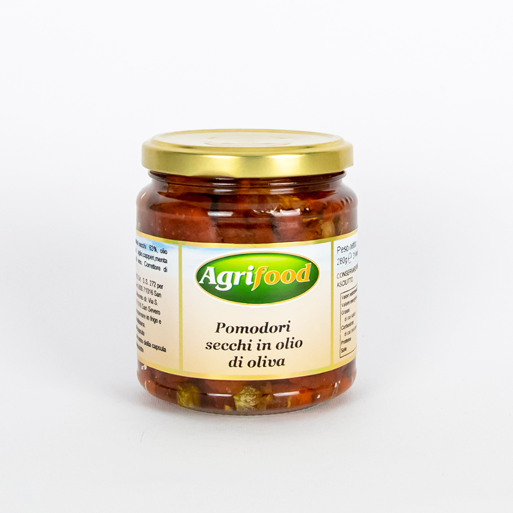 Pomodori secchi in olio di oliva